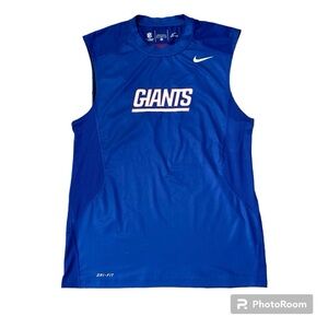 Nike Dri-Fit Sleeveless Tank Top NFL Giants On Field Apparel Men’s Medium